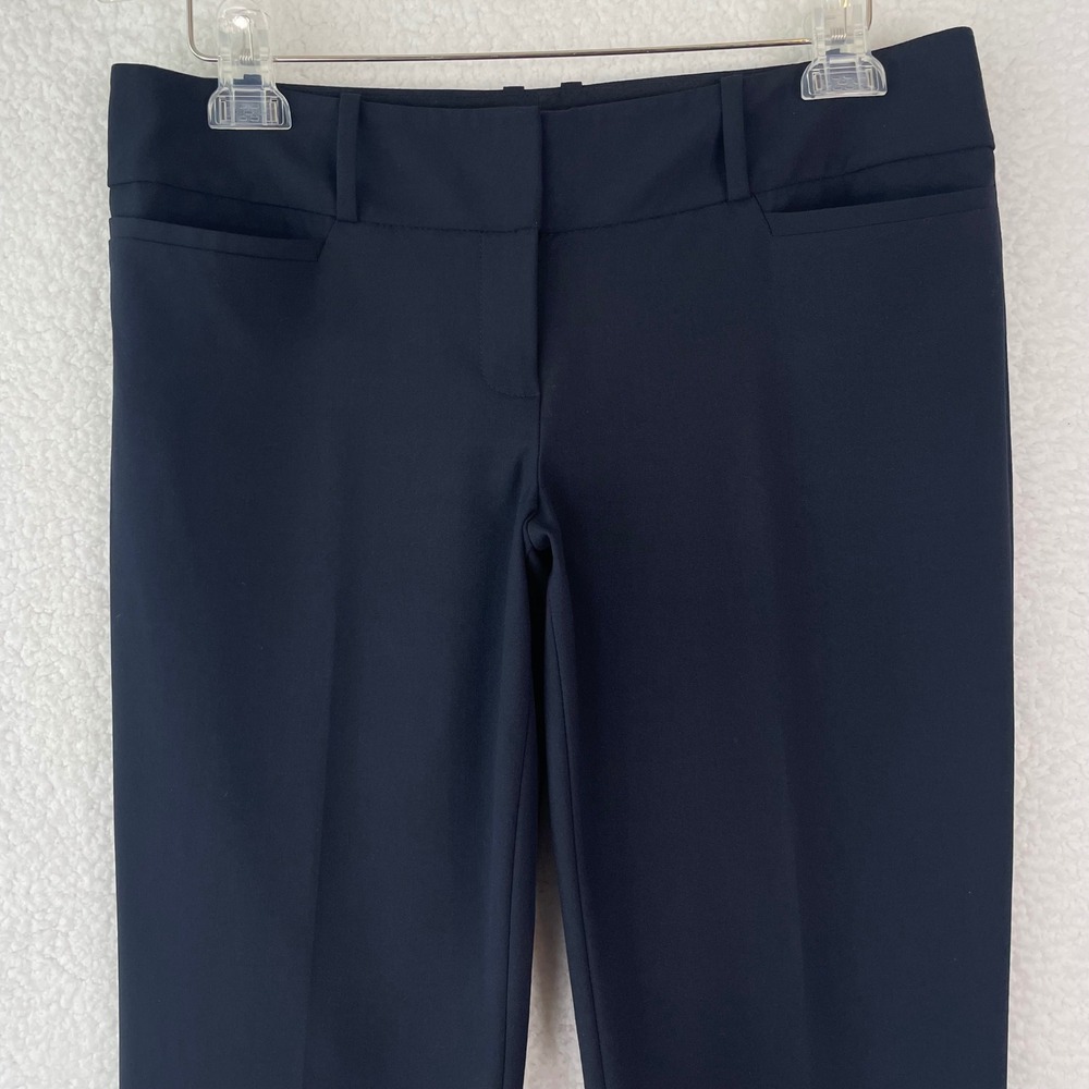 The Limited Collection Drew Fit Navy Blue Straight Leg Dress Pants Womens 6L